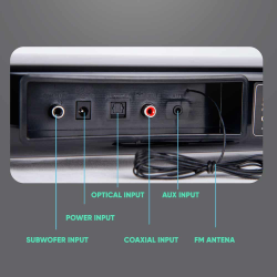 SonicGear Soundbar with Subwoofer - BT3500 - BT-USB-FM — Buy in Cyprus with Fast Delivery