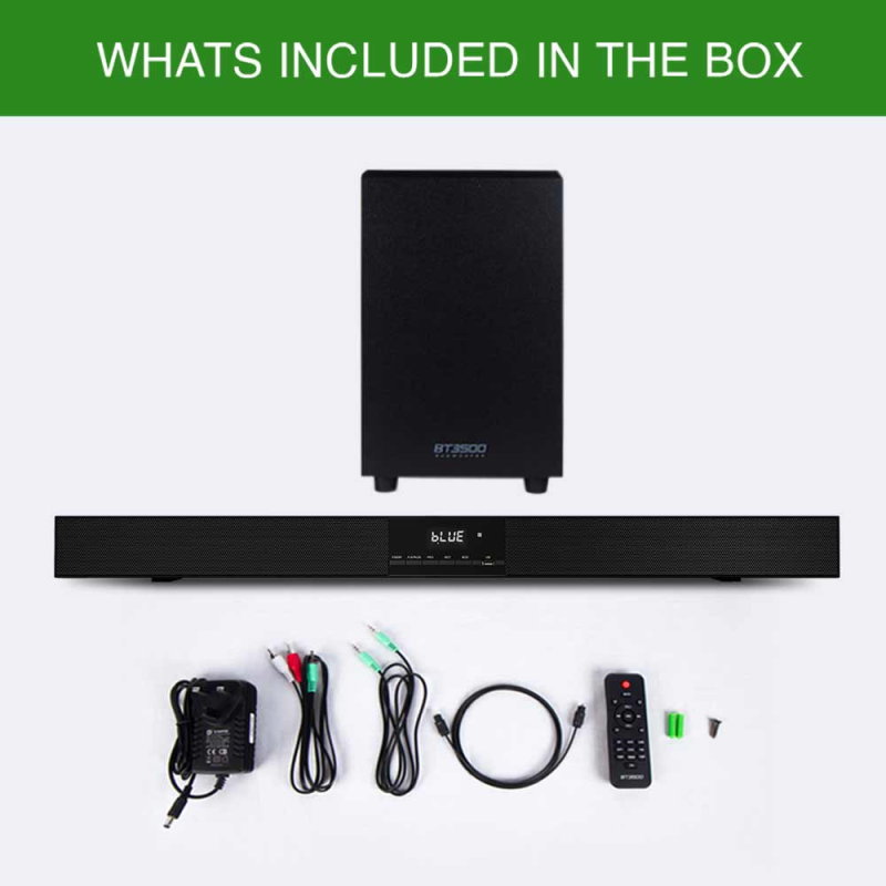 SonicGear Soundbar with Subwoofer - BT3500 - BT-USB-FM — Buy in Cyprus with Fast Delivery