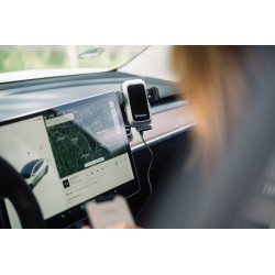 Verbatim Wireless Auto Align Car Charger - FWC-03 - Wireless Auto Align Car Charger Qi Certified for AirVent Dash