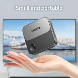 Unitek Wireless Screen Sharing Adapter - Up to 25M - Black — Buy in Cyprus with Fast Delivery