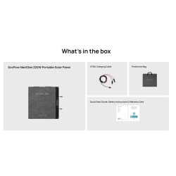 EcoFlow SPP Solar Panel - Portable NextGen 220W Bifacial & Metal Stand — Buy in Cyprus with Fast Delivery