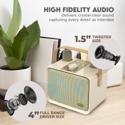 SonicGear Portable Speaker - K600 - SonicGear Portable Speaker BT Wireless Dual Mics iOX Souffle