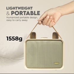 SonicGear Portable Speaker - K600 - SonicGear Portable Speaker BT Wireless Dual Mics iOX Souffle