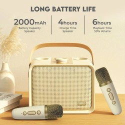 SonicGear Portable Speaker - K600 - SonicGear Portable Speaker BT Wireless Dual Mics iOX Souffle