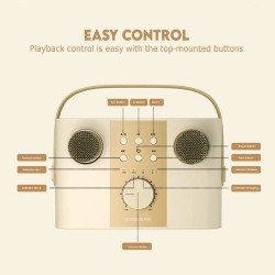 SonicGear Portable Speaker - K600 - SonicGear Portable Speaker BT Wireless Dual Mics iOX Souffle