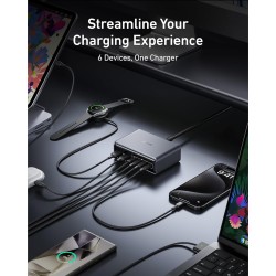 Anker Mobile Charger Desktop 200W PRIME - A2683 - Black — Buy in Cyprus with Fast Delivery