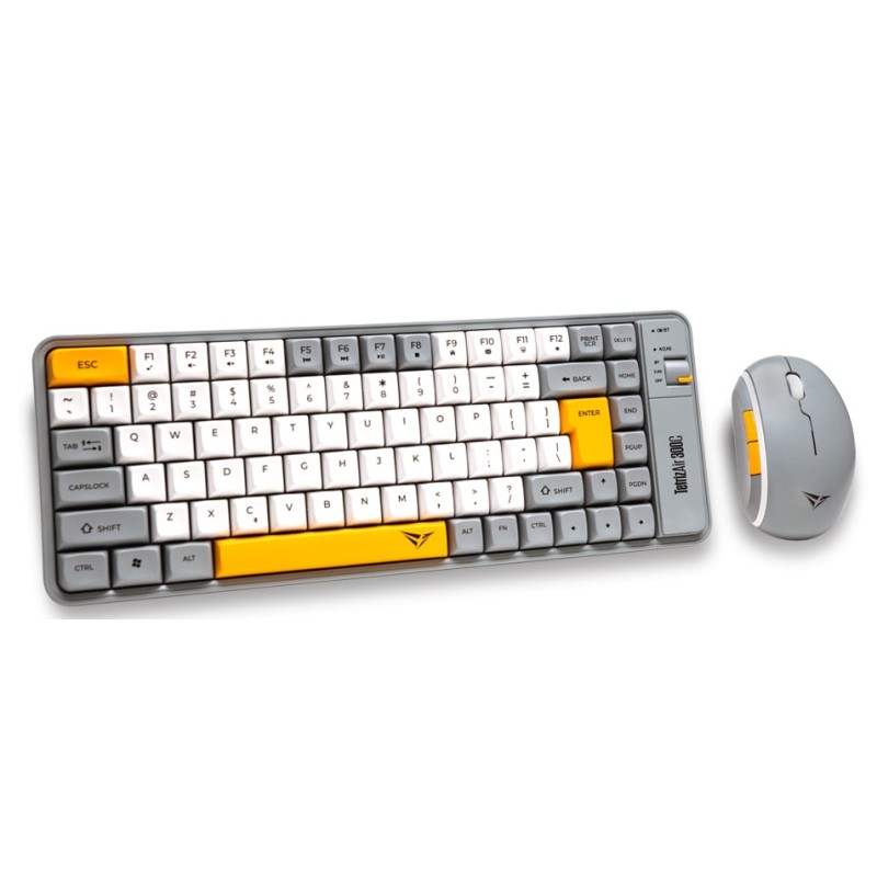 Alcatroz Keyboard & Mouse 2.4G+BT Combo 84K Tetriz Air - 300C - Summer White — Buy in Cyprus with Fast Delivery
