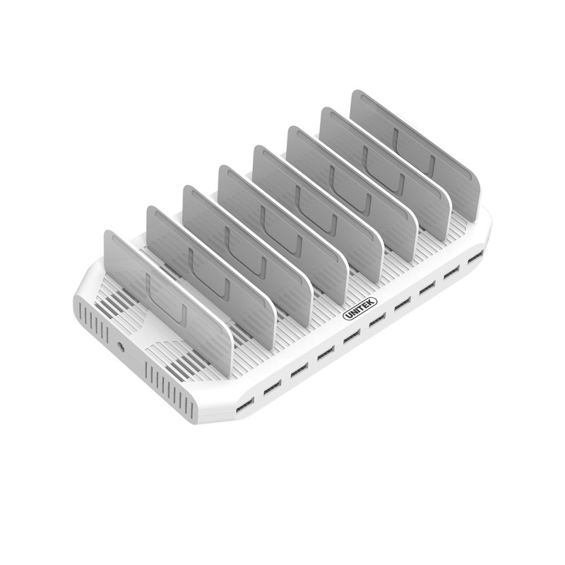 Unitek USB Smart Charging Station - Y-2172 - 19.2A 96W 10Port USB — Buy in Cyprus with Fast Delivery