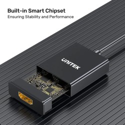 Unitek Converter VGA to HDMI Adapter - with Audio & Power Port — Buy in Cyprus with Fast Delivery
