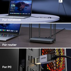 Unitek Network Patch Cable CAT8 Black 10.0m - C18149A-10M - CAT8 Black 10.0m — Buy in Cyprus with Fast Delivery