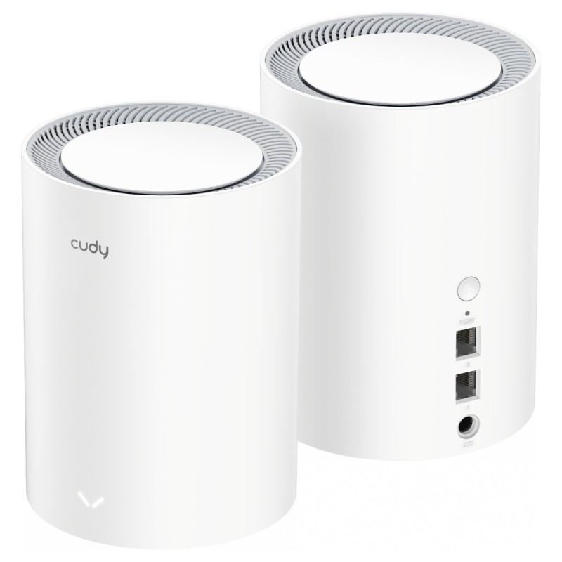 Cudy Mesh AX3000 Dual Band 2.5GbE Wi-Fi 6 2-Pack - M3000 - AX3000, Dual Band, 2.5GbE, Wi-Fi 6, 2-Pack
