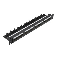 Unitek Network Patch Panel - T003A - 24-Port CAT6 UTP Patch Panel — Buy in Cyprus with Fast Delivery