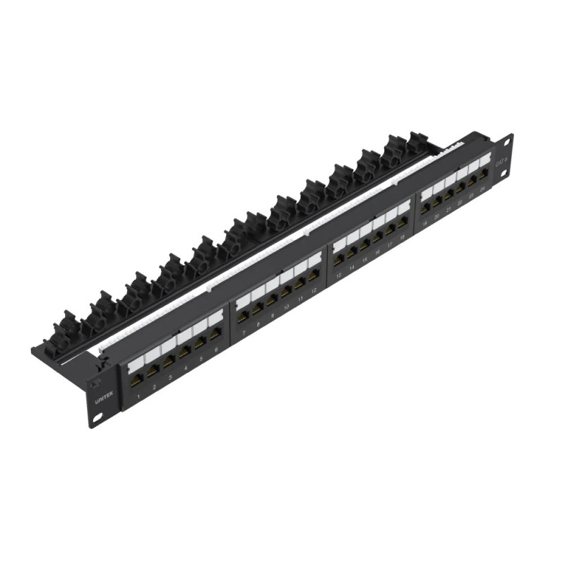 Unitek Network Patch Panel - T003A - 24-Port CAT6 UTP Patch Panel — Buy in Cyprus with Fast Delivery