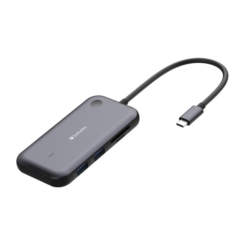 Verbatim Share My Screen USB-C Wireless Display Adapter 1080P with Hub - WDA-01 - USB-C Wireless Display Adapter 1080P with Hub