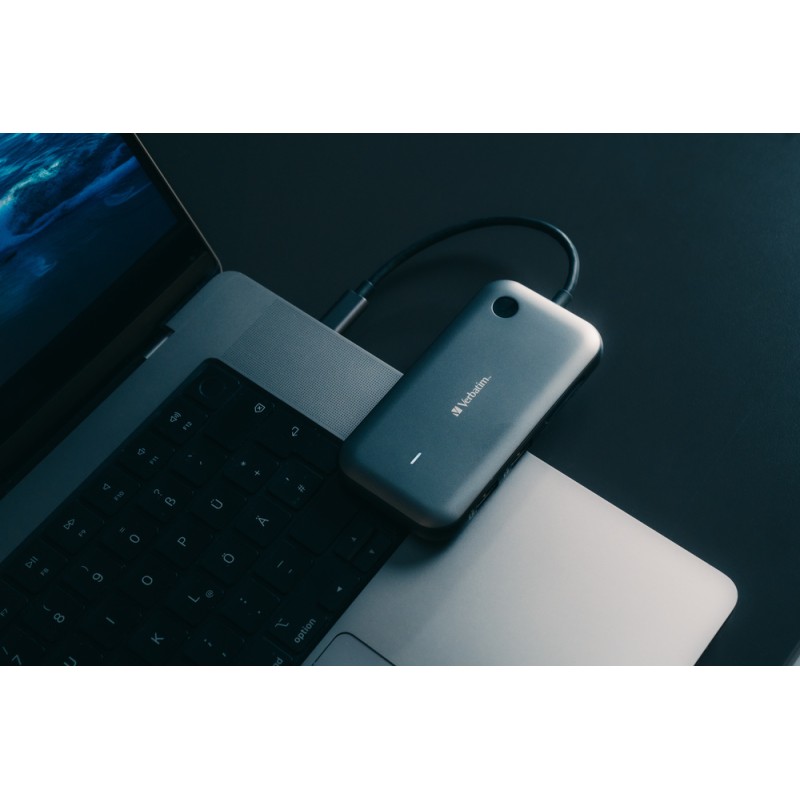 Verbatim Share My Screen USB-C Wireless Display Adapter 1080P with Hub - WDA-01 - USB-C Wireless Display Adapter 1080P with Hub