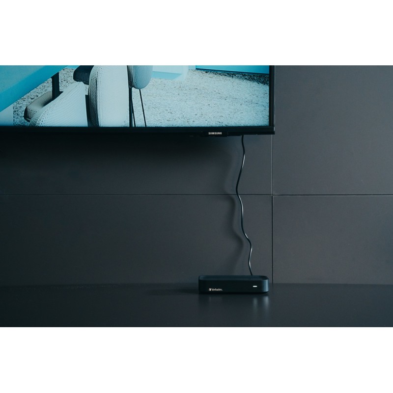 Verbatim Share My Screen USB-C Wireless Display Adapter 1080P with Hub - WDA-01 - USB-C Wireless Display Adapter 1080P with Hub