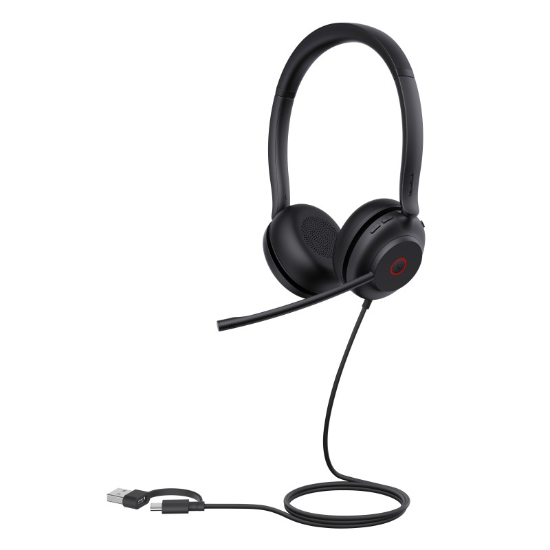 Yealink Headset - UH35 - Wired USB Dual-Mic Noise Cancelling USB-C A Dual Teams — Buy in Cyprus with Fast Delivery