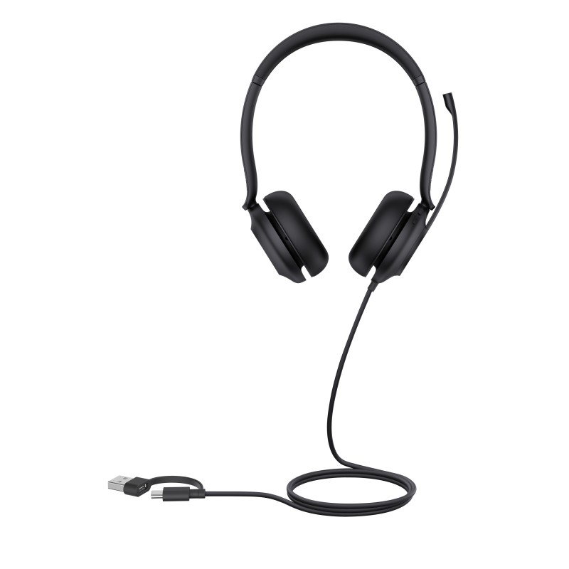 Yealink Headset - UH35 - Wired USB Dual-Mic Noise Cancelling USB-C A Dual Teams — Buy in Cyprus with Fast Delivery