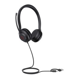 Yealink Headset - UH35 - Wired USB Dual-Mic Noise Cancelling USB-C A Dual Teams — Buy in Cyprus with Fast Delivery