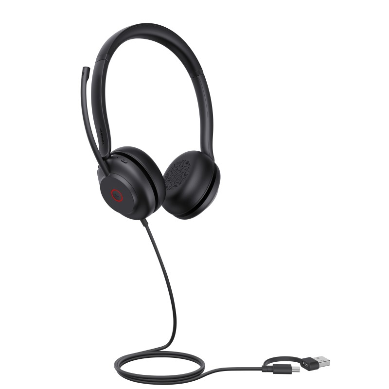 Yealink Headset - UH35 - Wired USB Dual-Mic Noise Cancelling USB-C A Dual Teams — Buy in Cyprus with Fast Delivery