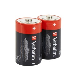 Verbatim Alkaline Batteries - D, 2pcs — Buy in Cyprus with Fast Delivery