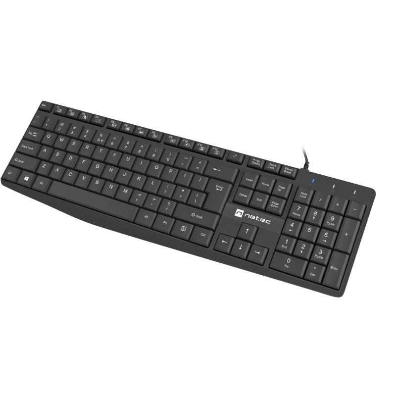 Natec Nautilus Wired Keyboard - Black — Buy in Cyprus with Fast Delivery