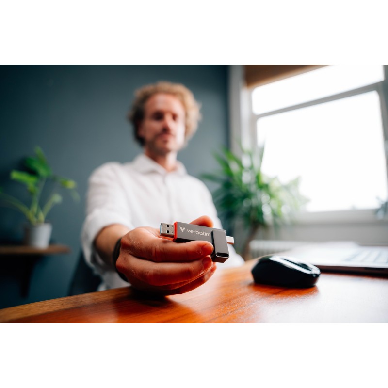 Verbatim USB Drive - 3.2 Dual QuickStick USB-C USB-A 256GB — Buy in Cyprus with Fast Delivery