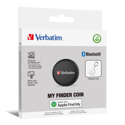 Verbatim My Finder Coin Apple BT Item Finder - MYFC-01B - 1-pk Black — Buy in Cyprus with Fast Delivery