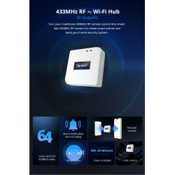 Sonoff Smart Hub 433MHz - RFR2 - Bridge — Buy in Cyprus with Fast Delivery