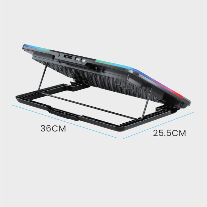 Alcatroz Laptop Cooler - Vendaval G2 - RGB Black — Buy in Cyprus with Fast Delivery