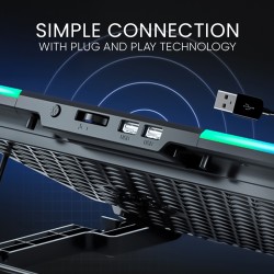 Alcatroz Laptop Cooler - Vendaval G2 - RGB Black — Buy in Cyprus with Fast Delivery