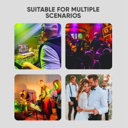 SonicGear - WM2200UL - DUAL White 2 x Wireless 2.4GHz Rechargeable Microphone Handsets with LED Display