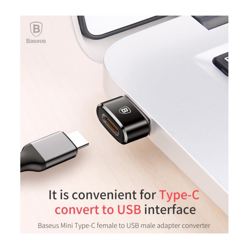 Baseus Adaptor USB-C Female to USB-A Male - USB-C Female to USB-A Male — Buy in Cyprus with Fast Delivery