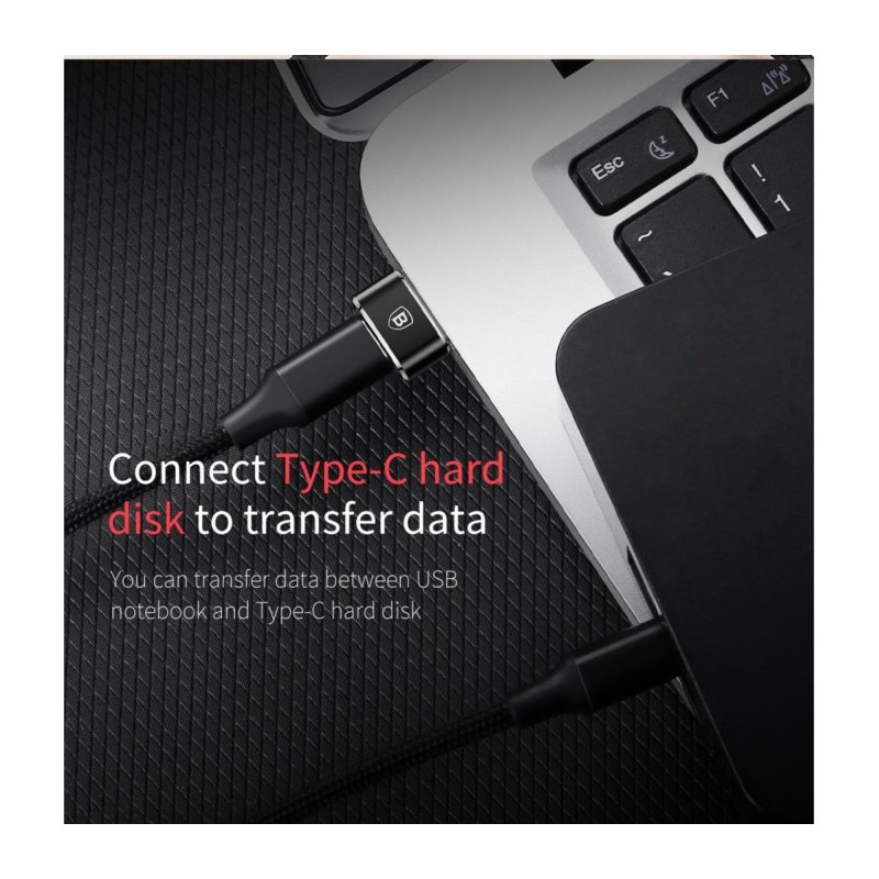 Baseus Adaptor USB-C Female to USB-A Male - USB-C Female to USB-A Male — Buy in Cyprus with Fast Delivery