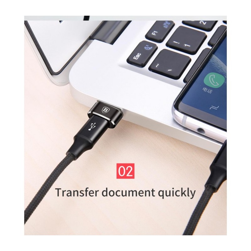 Baseus Adaptor USB-C Female to USB-A Male - USB-C Female to USB-A Male — Buy in Cyprus with Fast Delivery