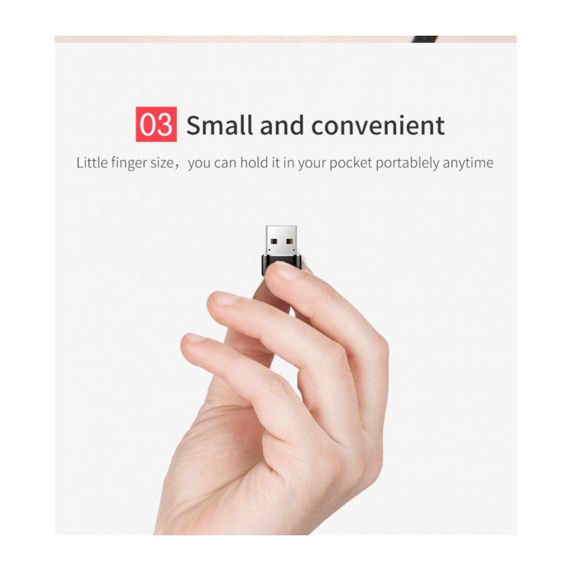 Baseus Adaptor USB-C Female to USB-A Male - USB-C Female to USB-A Male — Buy in Cyprus with Fast Delivery