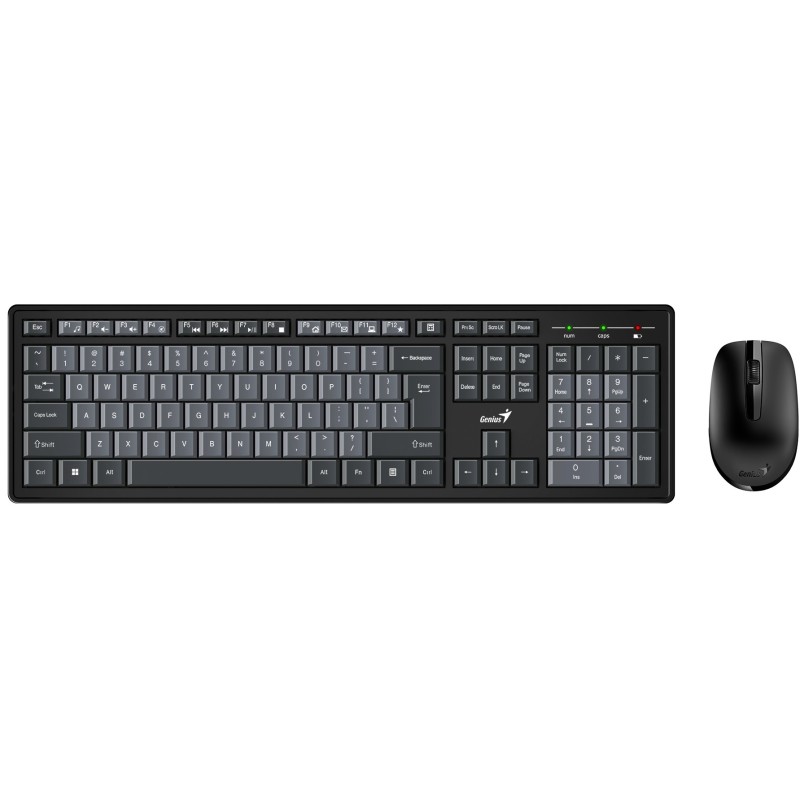 Genius Keyboard-Mouse Set - KM-8200 - Wireless Dual Colour English — Buy in Cyprus with Fast Delivery