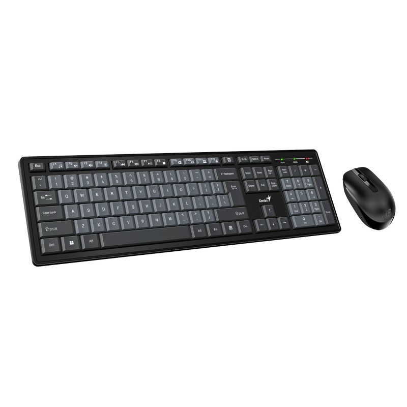 Genius Keyboard-Mouse Set - KM-8200 - Wireless Dual Colour English — Buy in Cyprus with Fast Delivery