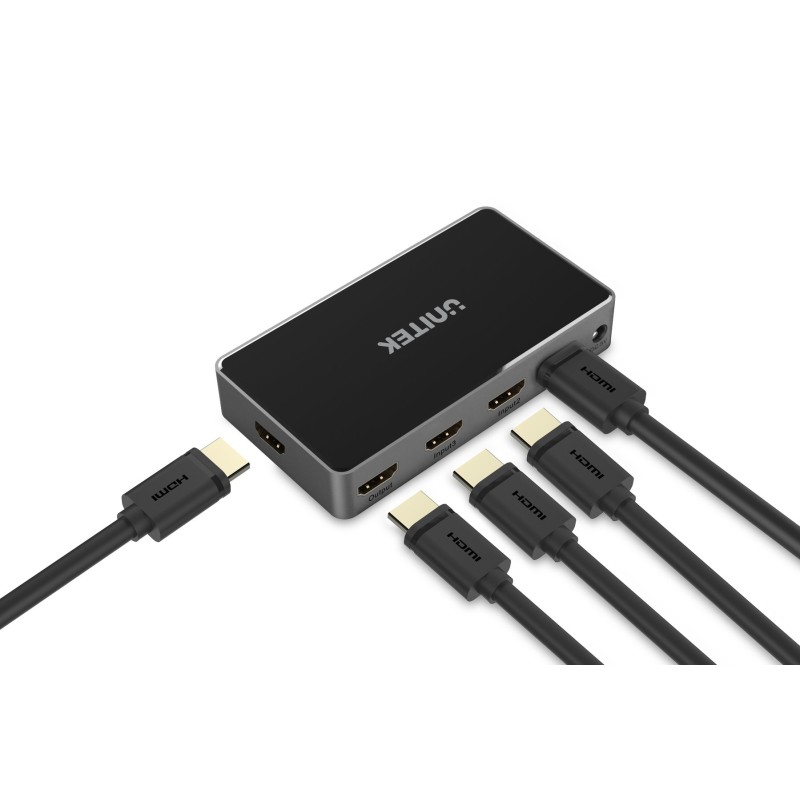 Unitek HDMI Switch - V1110A - 4K HDMI Switch 5in-1out — Buy in Cyprus with Fast Delivery