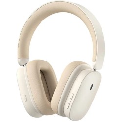 Baseus Bowie - H1 - Noise Cancelling Wireless Headphones White — Buy in Cyprus with Fast Delivery
