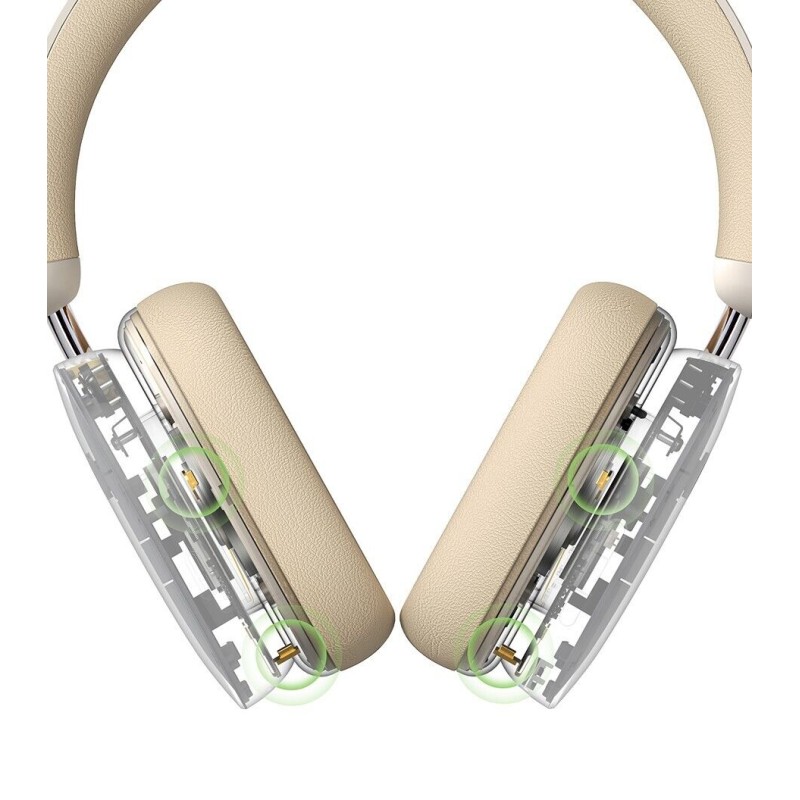 Baseus Bowie - H1 - Noise Cancelling Wireless Headphones White — Buy in Cyprus with Fast Delivery