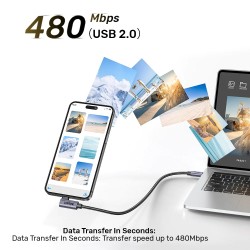 Unitek MC USB-C Cable - C14123BK-1M - PD100W L-Shape 1.0m — Buy in Cyprus with Fast Delivery