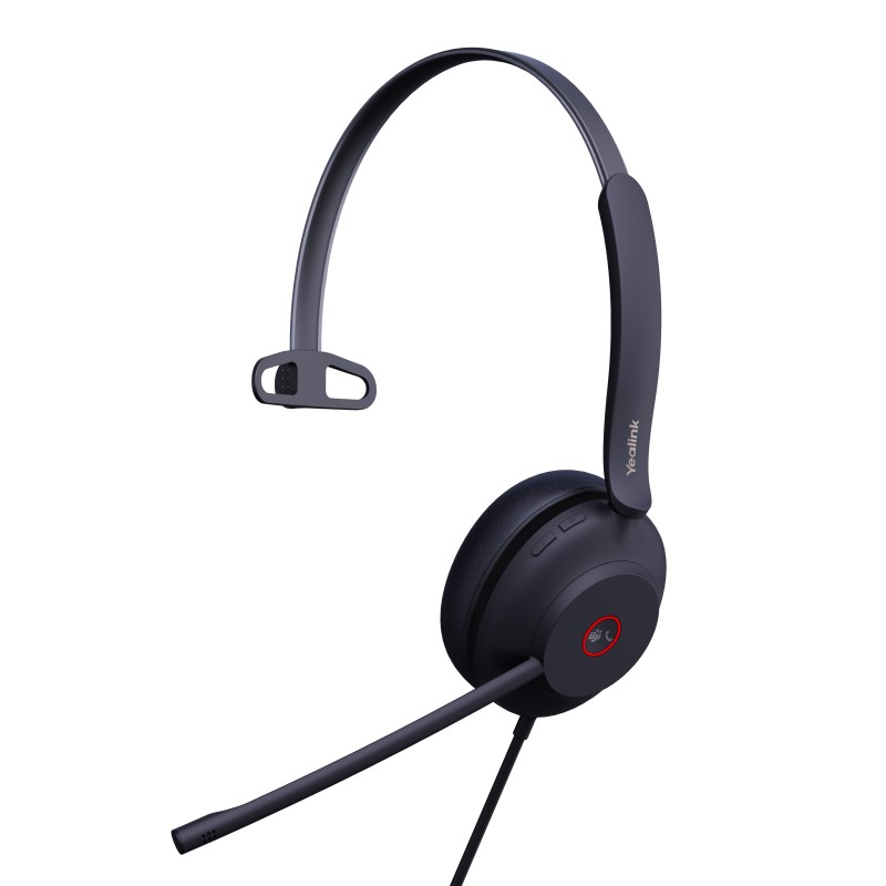 Yealink Headset - UH37 - Wired USB Dual-Mic Noise Cancelling USB-A Mono Teams — Buy in Cyprus with Fast Delivery