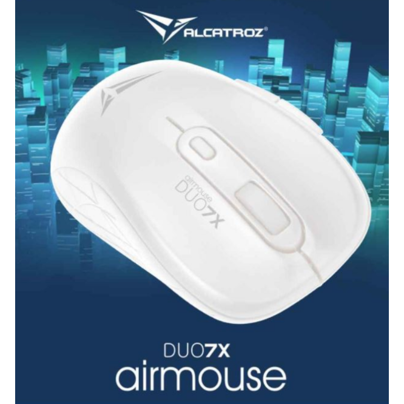 Alcatroz Airmouse Duo - 7X - Wireless BT Mouse White — Buy in Cyprus with Fast Delivery