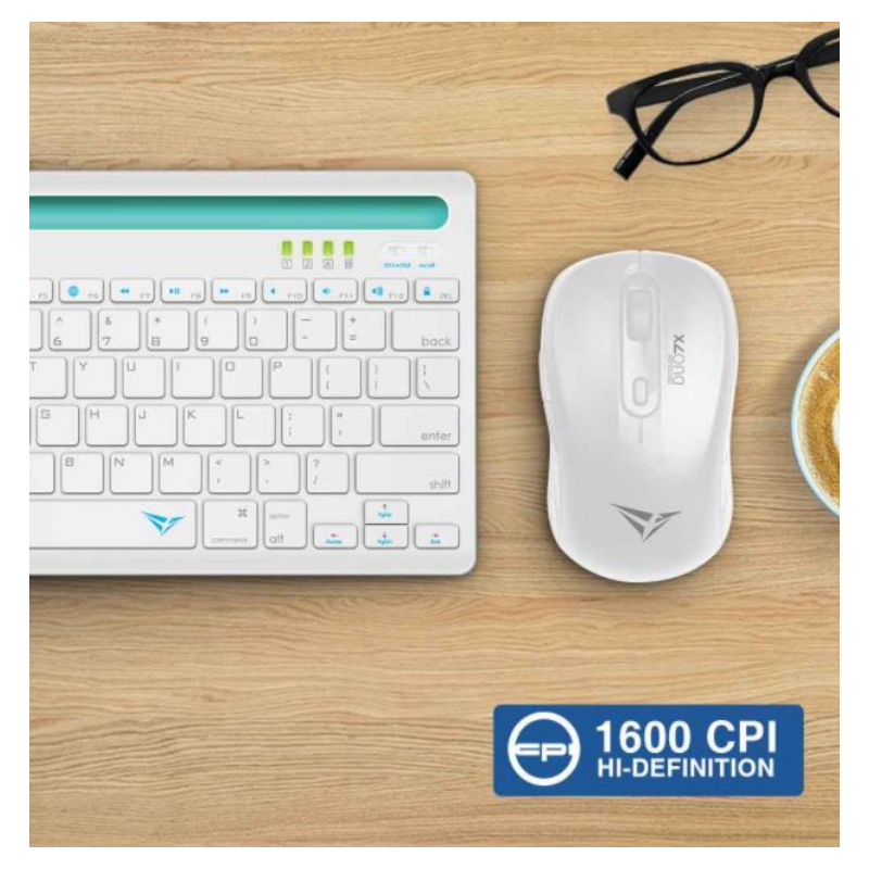 Alcatroz Airmouse Duo - 7X - Wireless BT Mouse White — Buy in Cyprus with Fast Delivery