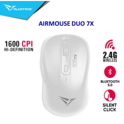 Alcatroz Airmouse Duo - 7X - Wireless BT Mouse White — Buy in Cyprus with Fast Delivery