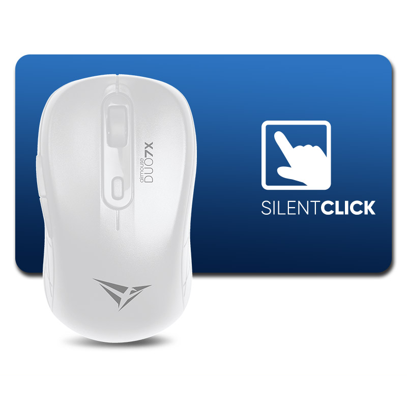 Alcatroz Airmouse Duo - 7X - Wireless BT Mouse White — Buy in Cyprus with Fast Delivery
