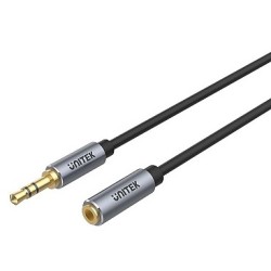 Unitek Audio Extension Cable - Y-C932ABK - 3.5mm M-F, 1.0m — Buy in Cyprus with Fast Delivery