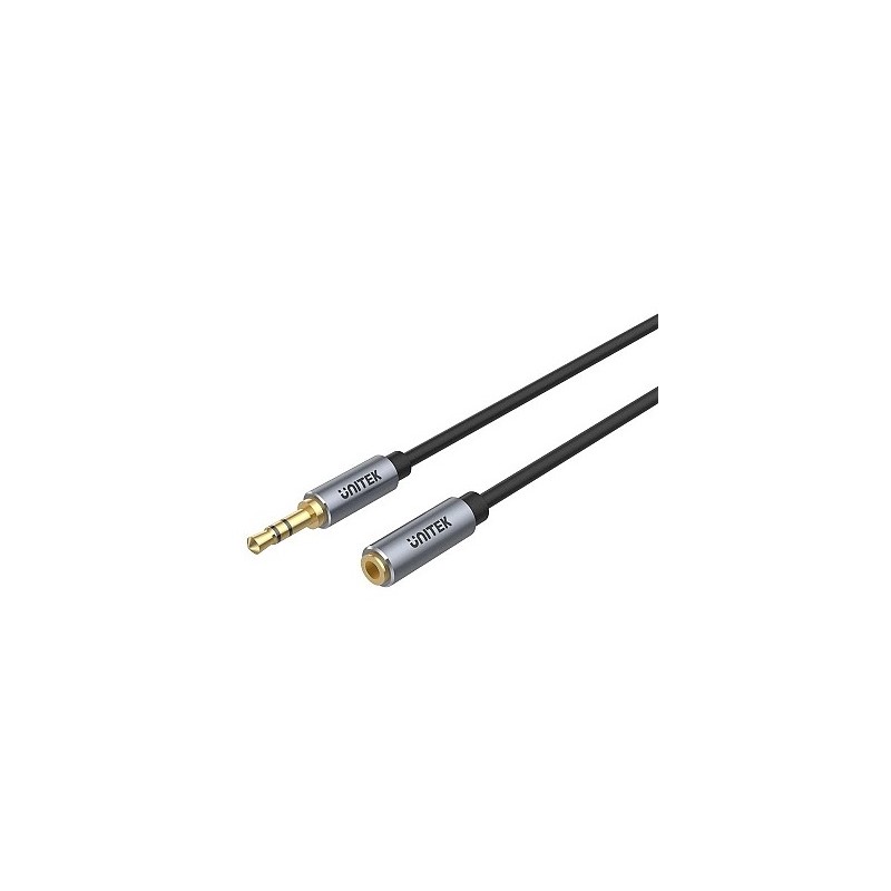 Unitek Audio Extension Cable - Y-C932ABK - 3.5mm M-F, 1.0m — Buy in Cyprus with Fast Delivery