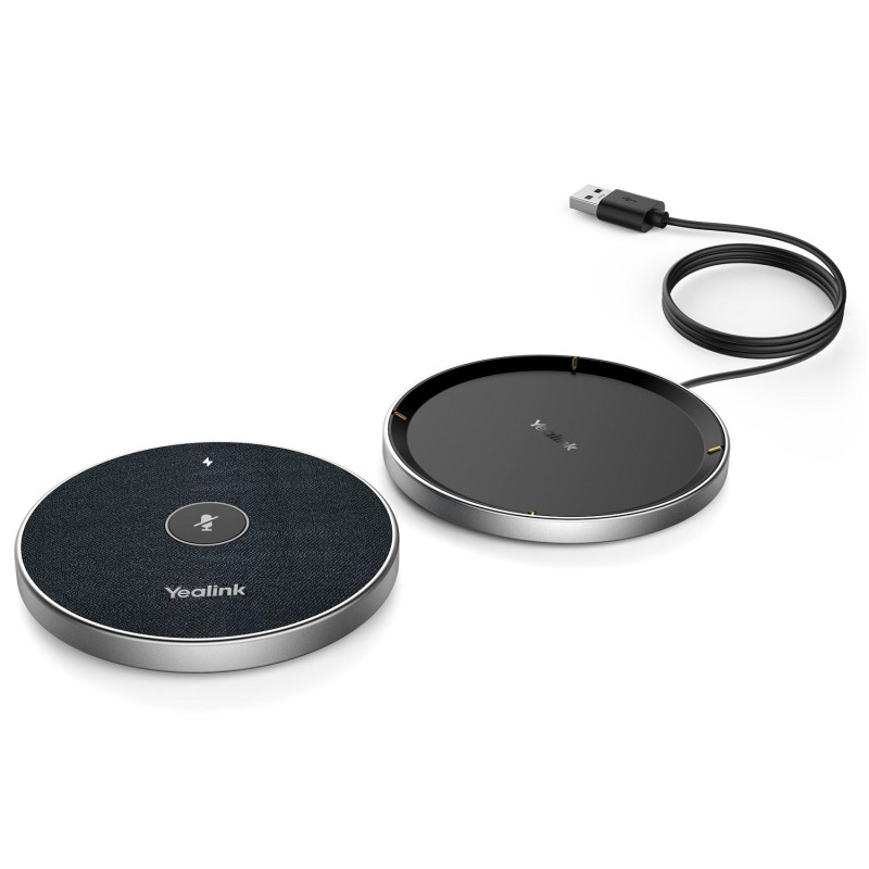 Yealink Conferencing Microphone Wireless Desktop 360° 6m Voice Pickup for UVC84, MeetingBar, SmartVision40 VCM36-W